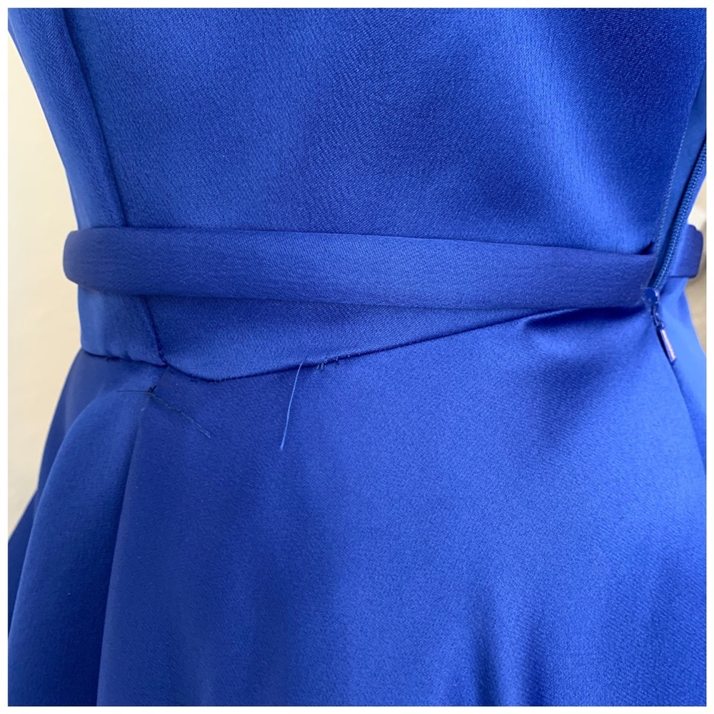 Terani Couture glamour blue high low formal prom dress (see description) - Picture 14 of 15